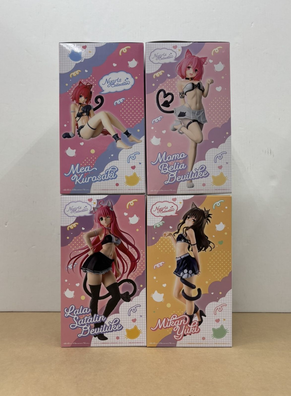 ♪さわん　ToLOVEるダークネス　ユニット付き♪ To LOVEる - とらぶる - ダークネス にゃーるずこれくしょん 4体セット