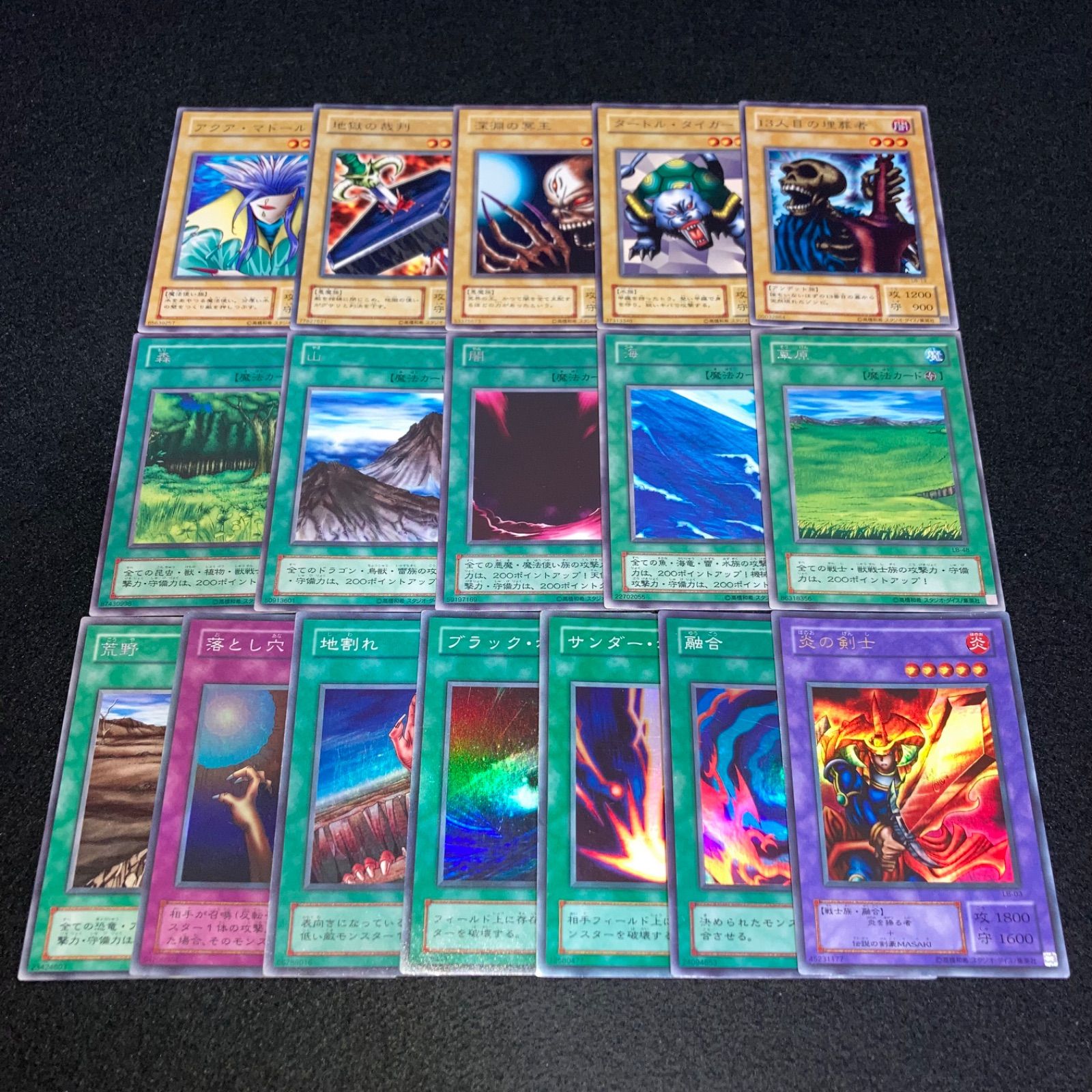 遊戯王 No.6559 炎の剣士 融合 サンダーボルト ブラックホール 地割れ