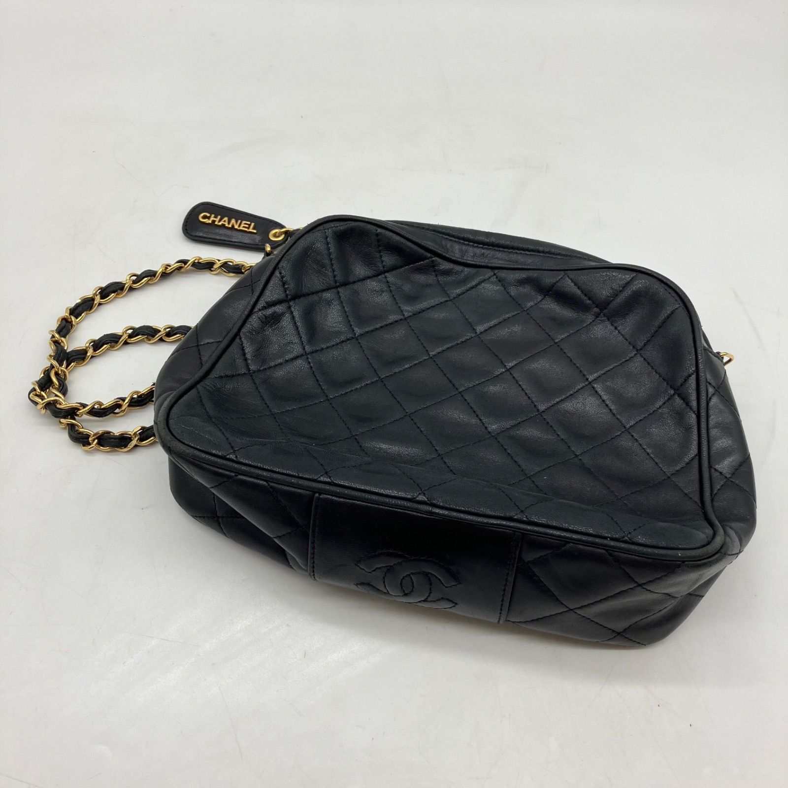 HDN634【お買い得】CHANEL ショルダーバッグ マトラッセ タッセルCCココマーク