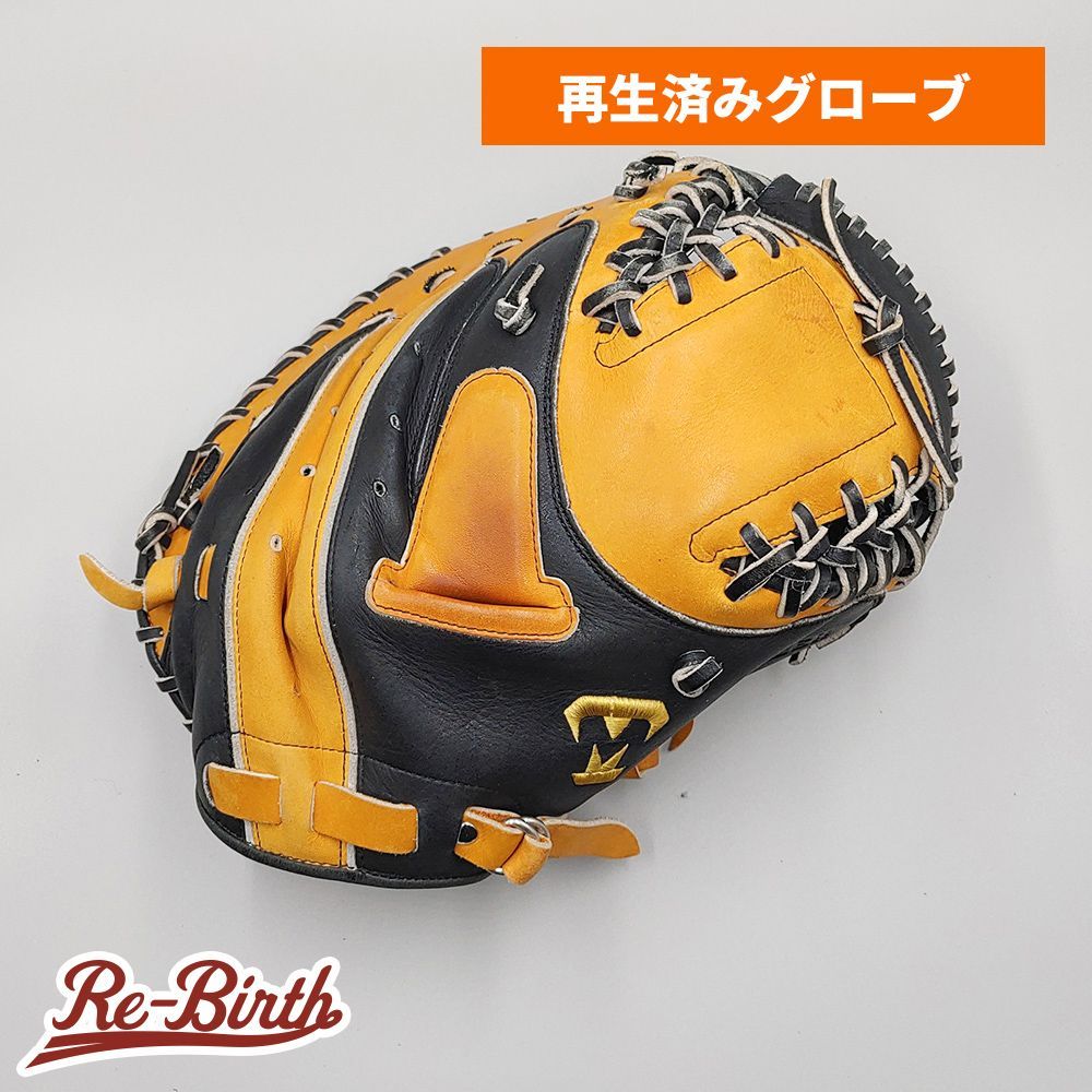 クリーニング済み 】 ミツワタイガー 軟式用 キャッチャーミット