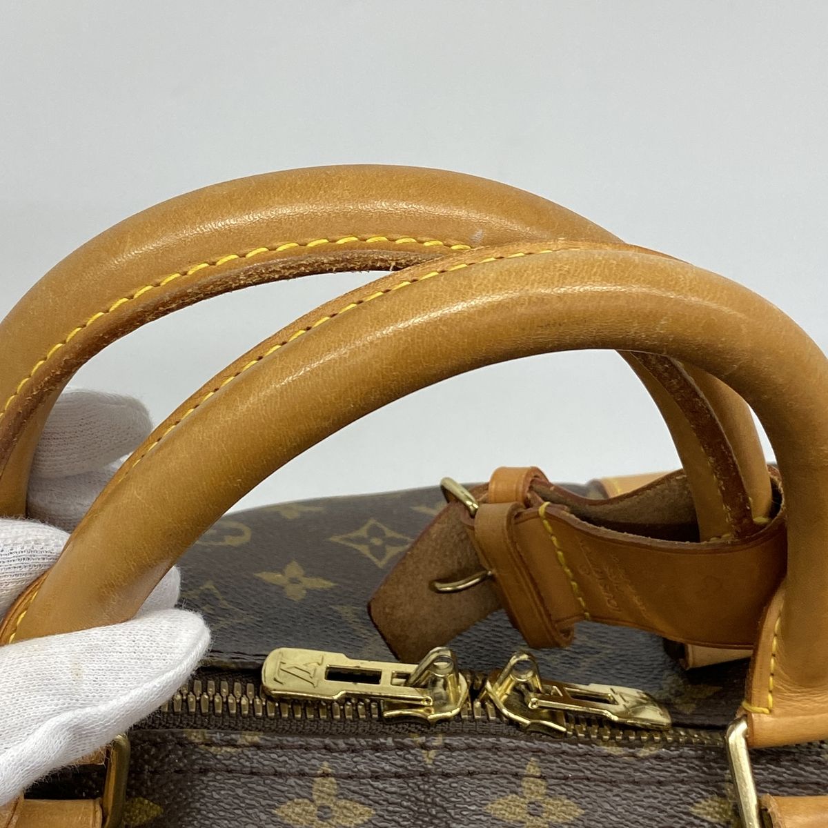 6ib1591】ルイヴィトン ボストンバッグ モノグラム キーポルバンド