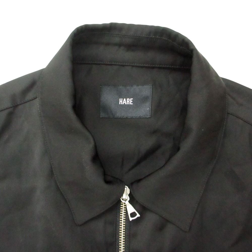 HARE ハレ ツナギ オールインワン ZIPジャンプスーツ ブラック F