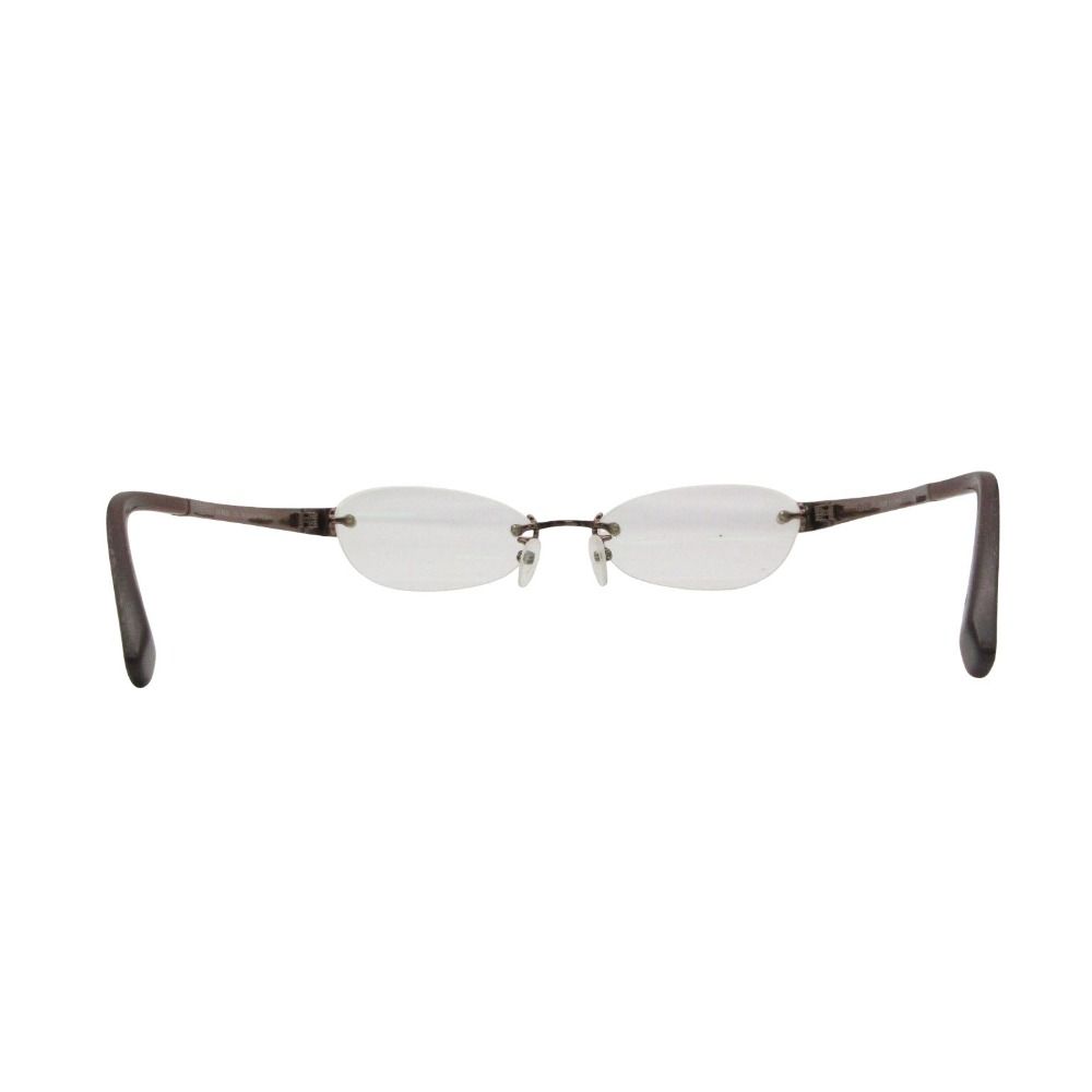 GUCCI グッチ メガネ チタンフレーム 度入り GG-9600J リムレス ロゴ