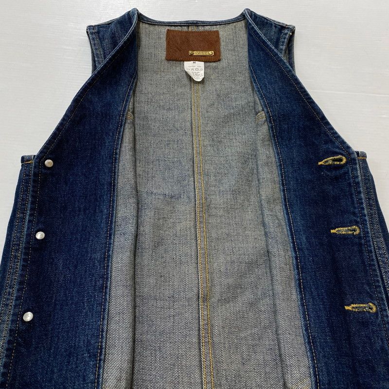 中古品】 CALEE キャリー DENIM VEST MADE IN JAPAN デニムベスト