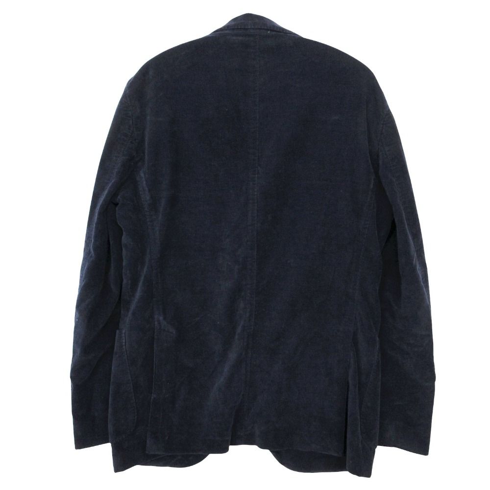 LARDINI テーラードジャケット ダークネイビー 46サイズ ラルディーニ LARDINI ラルディーニ テーラードジャケット コーデュロイ 3B シングル