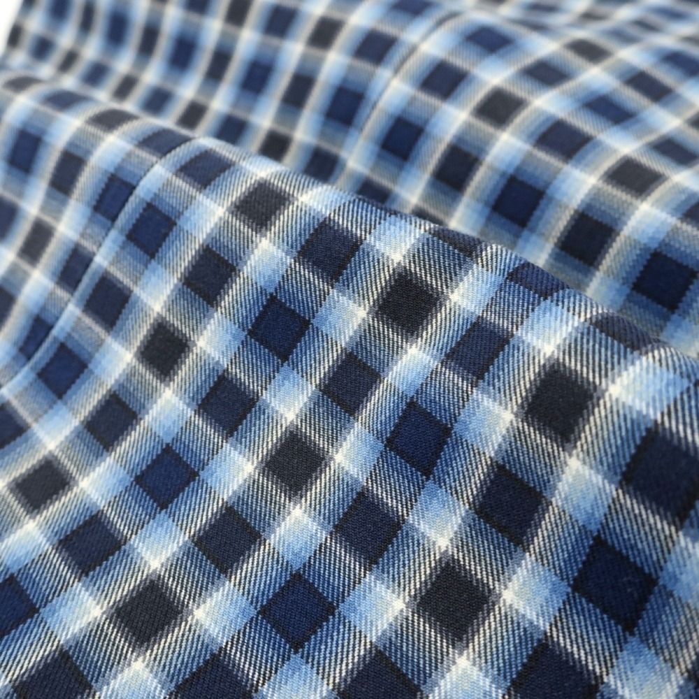 中古】エトロ ETRO コットン チェック カジュアルスラックスパンツ