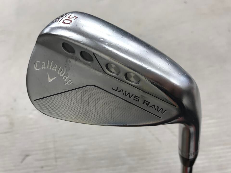 キャロウェイ　JAWS RAW クロム　50度　NSプロ MODUS 3 TOUR 120　Sフレックス　ウェッジ　中古【最短即日発送】