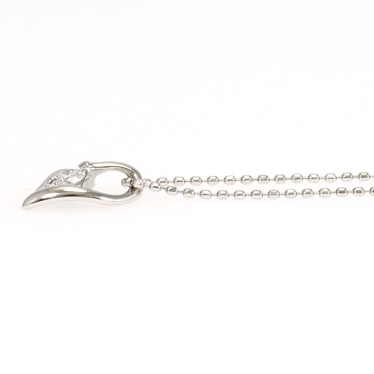 PT900/プラチナ PT850/プラチナ ネックレス ダイヤモンド 0.08ct 総