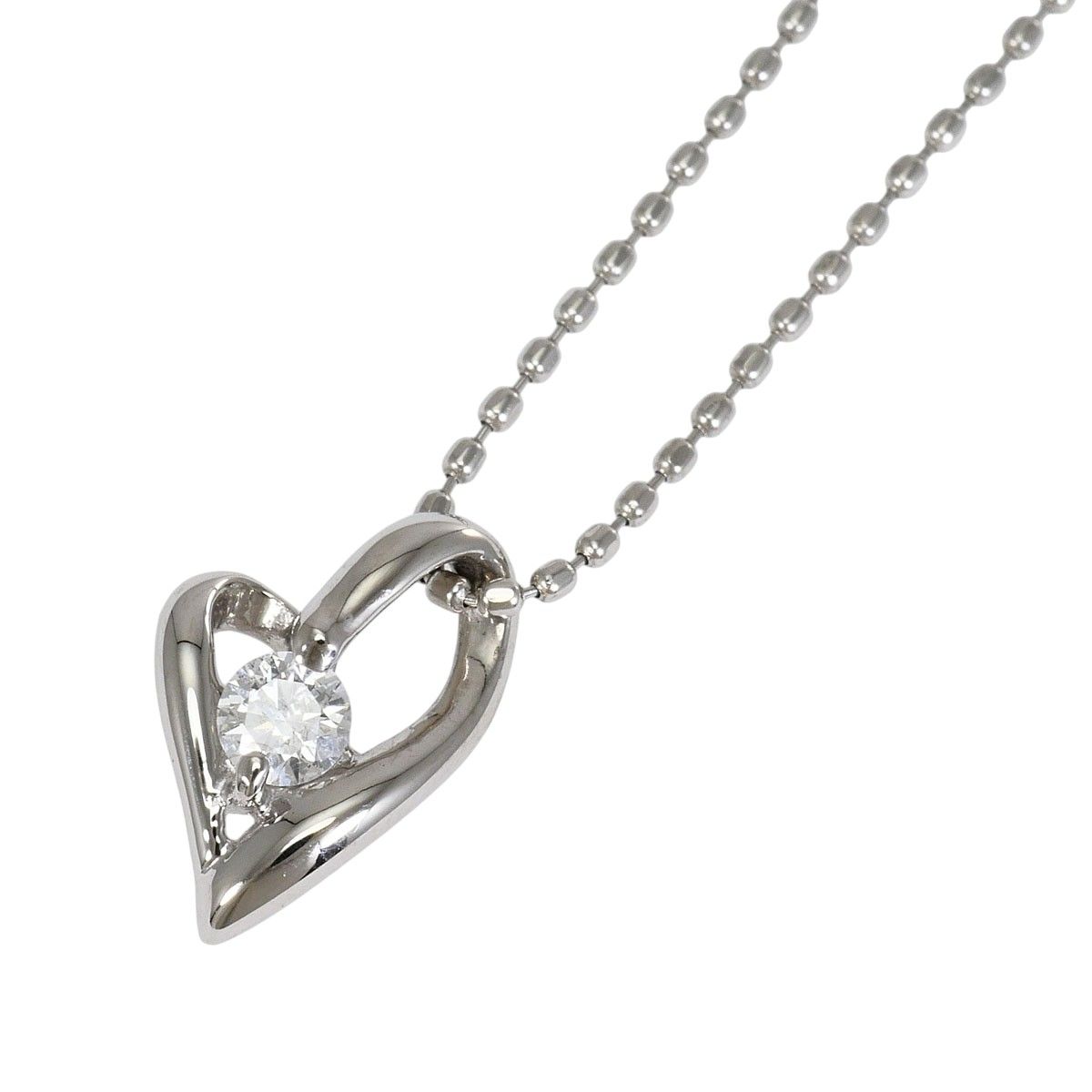PT900/プラチナ PT850/プラチナ ネックレス ダイヤモンド 0.08ct 総