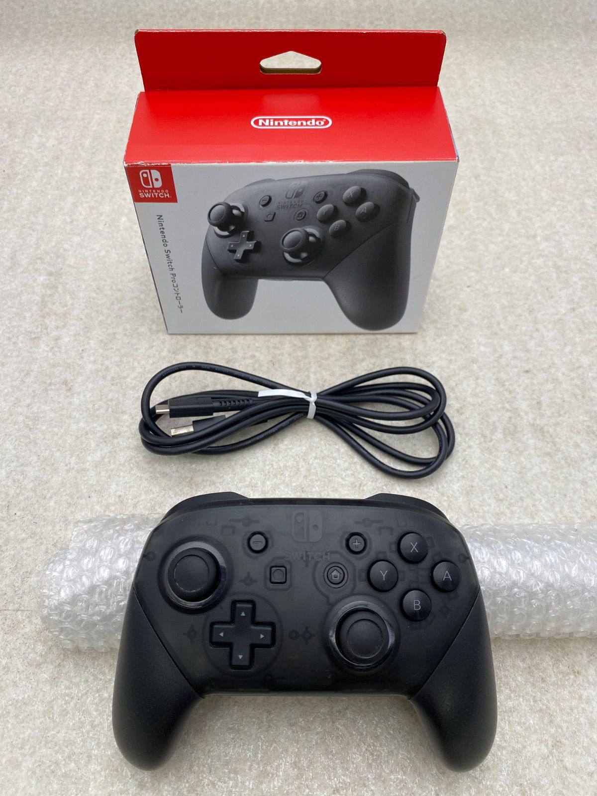 Nintendo Switch 【完備品】コントローラー　SDカード付き ▽Nintendo Switch Proコントローラー 0012719330 2点 - メルカリ