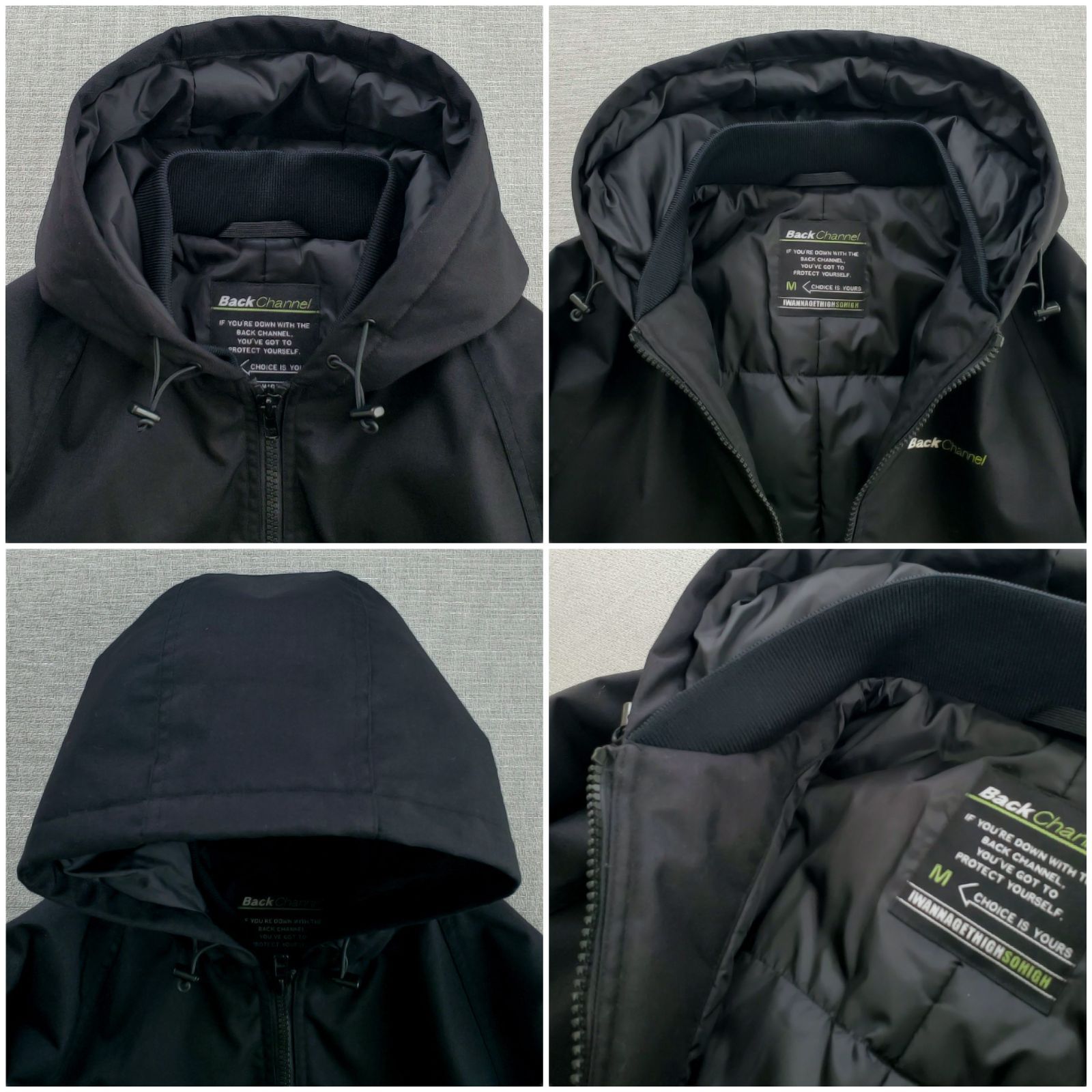 Back Channel バックチャンネル□美品 2020年 CORDURA NYLON HOODED 撥
