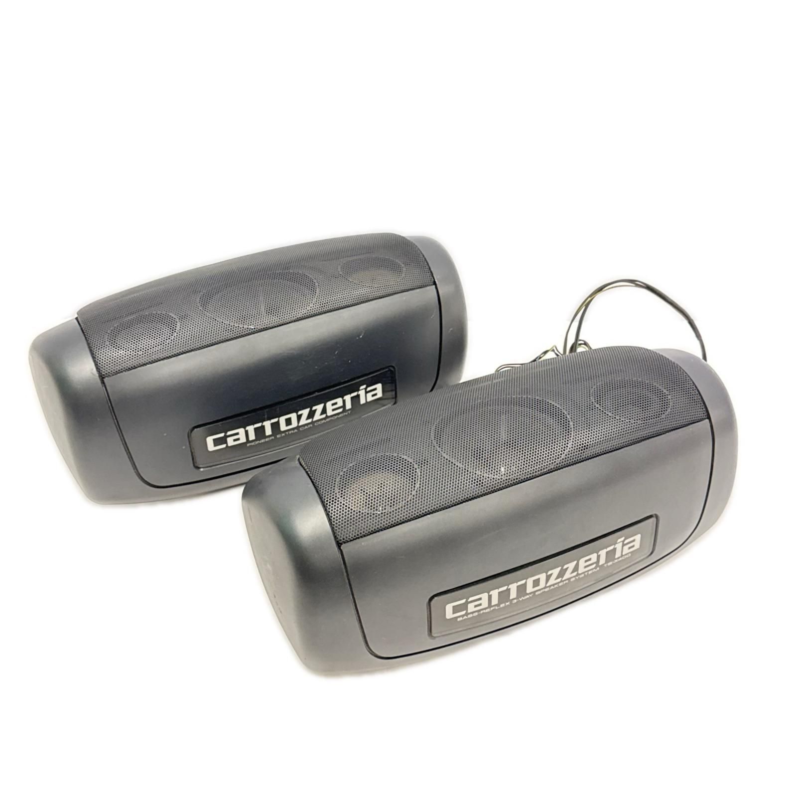 動作未確認 PIONEER パイオニア TS-X400 スピーカー ブラック carrozzeria カロッツェリア 置き型3ウェイ オーディオ機器Minor damages/stains