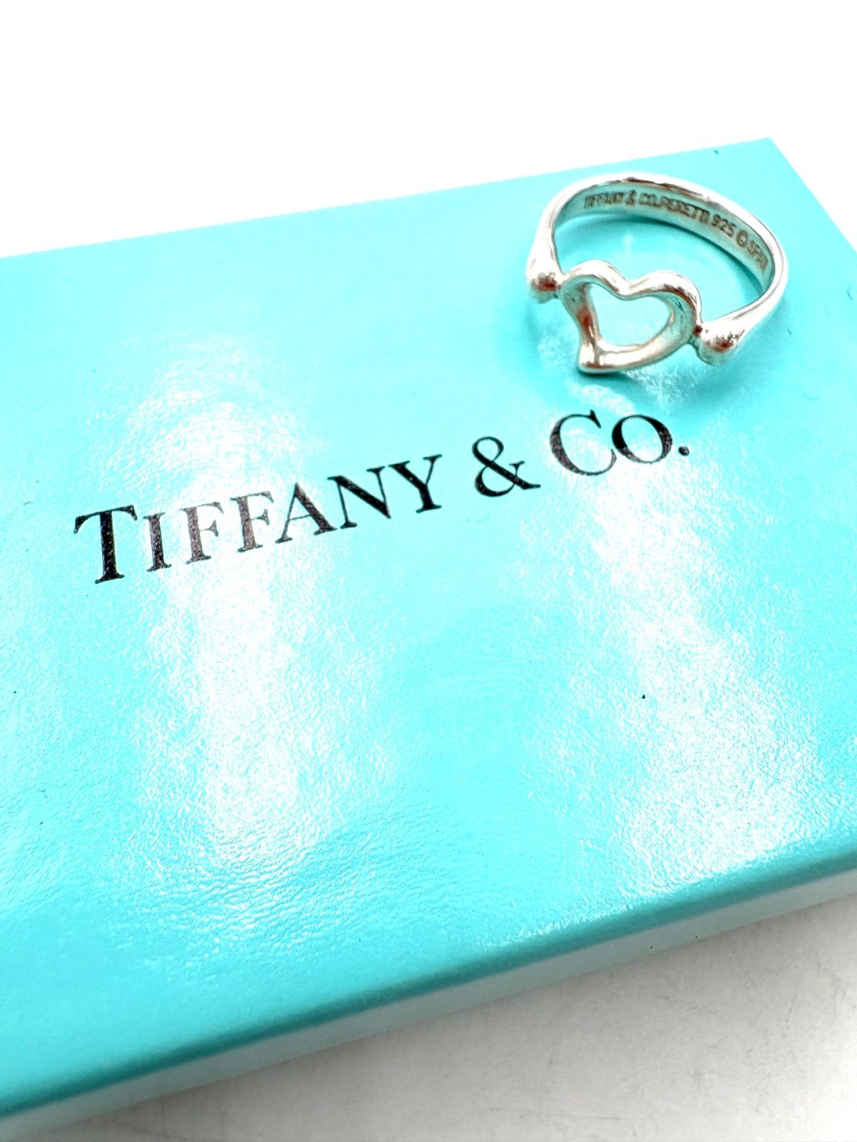 Tiffany ティファニー リング オープンハート シルバー 925 7号 TIFFANY＆Co. ティファニー オープンハート シルバー925 リング 7号