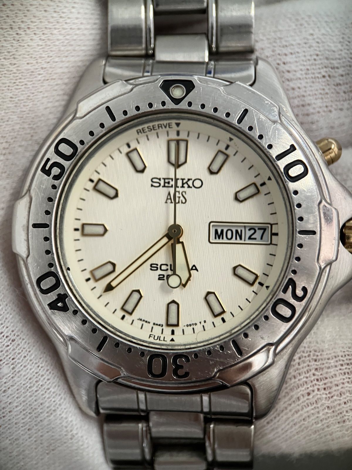 SEIKO / セイコー】AGS スキューバ 200m（デイデイト） - メルカリ