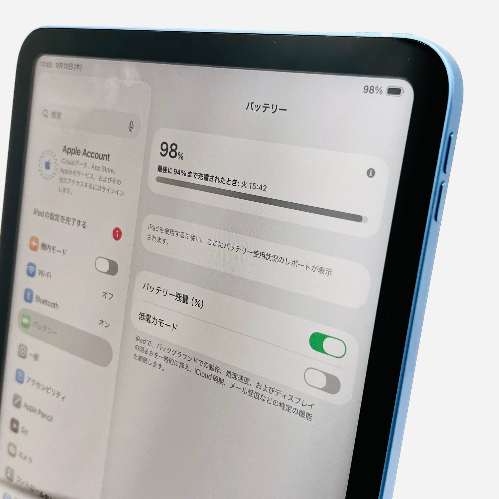 Apple iPad 第10世代 Wi-Fi 64GB ブルー やや傷や汚れあり - メルカリ