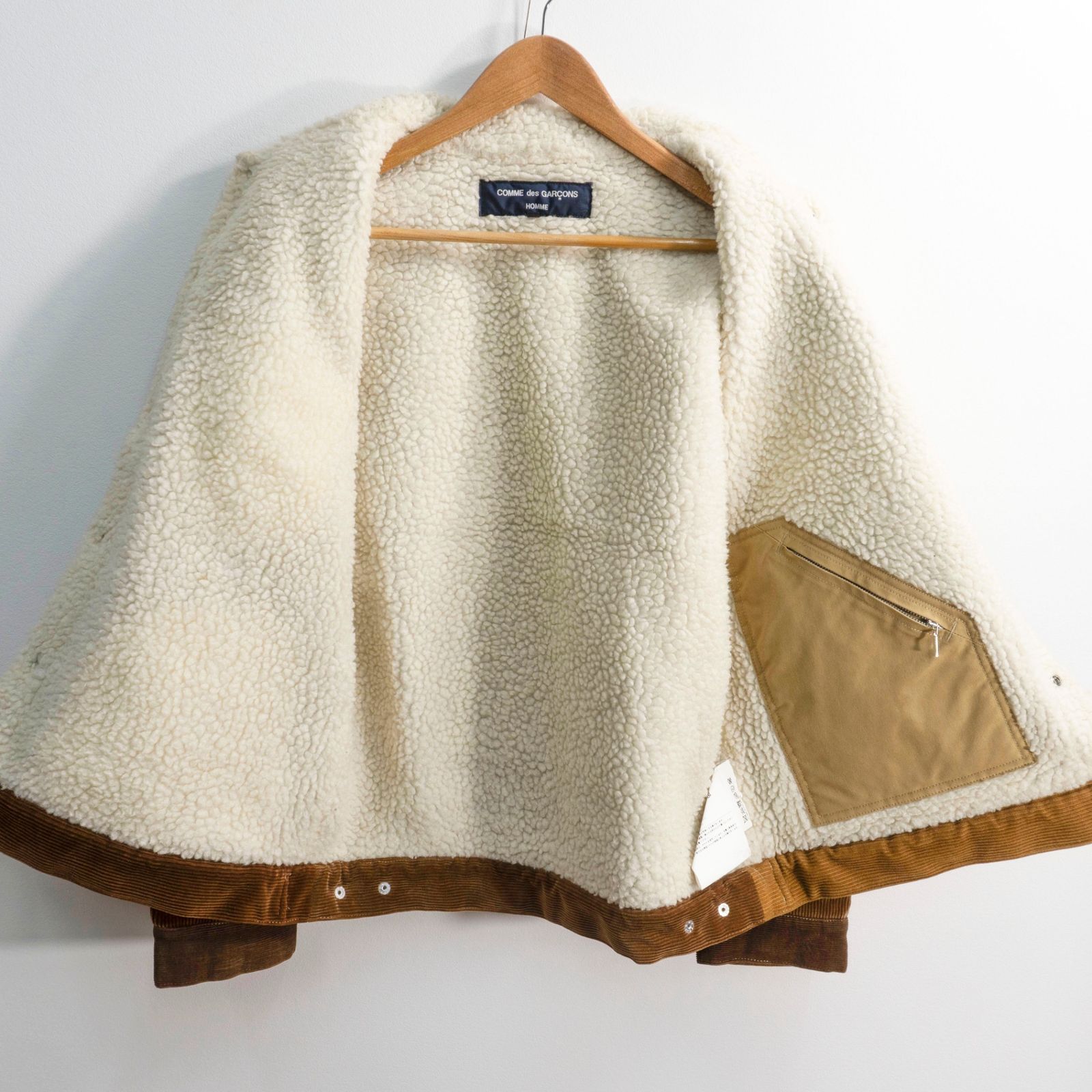 極美品/AD2021】COMME des GARCONS HOMME【コーデュロイ パッチワーク
