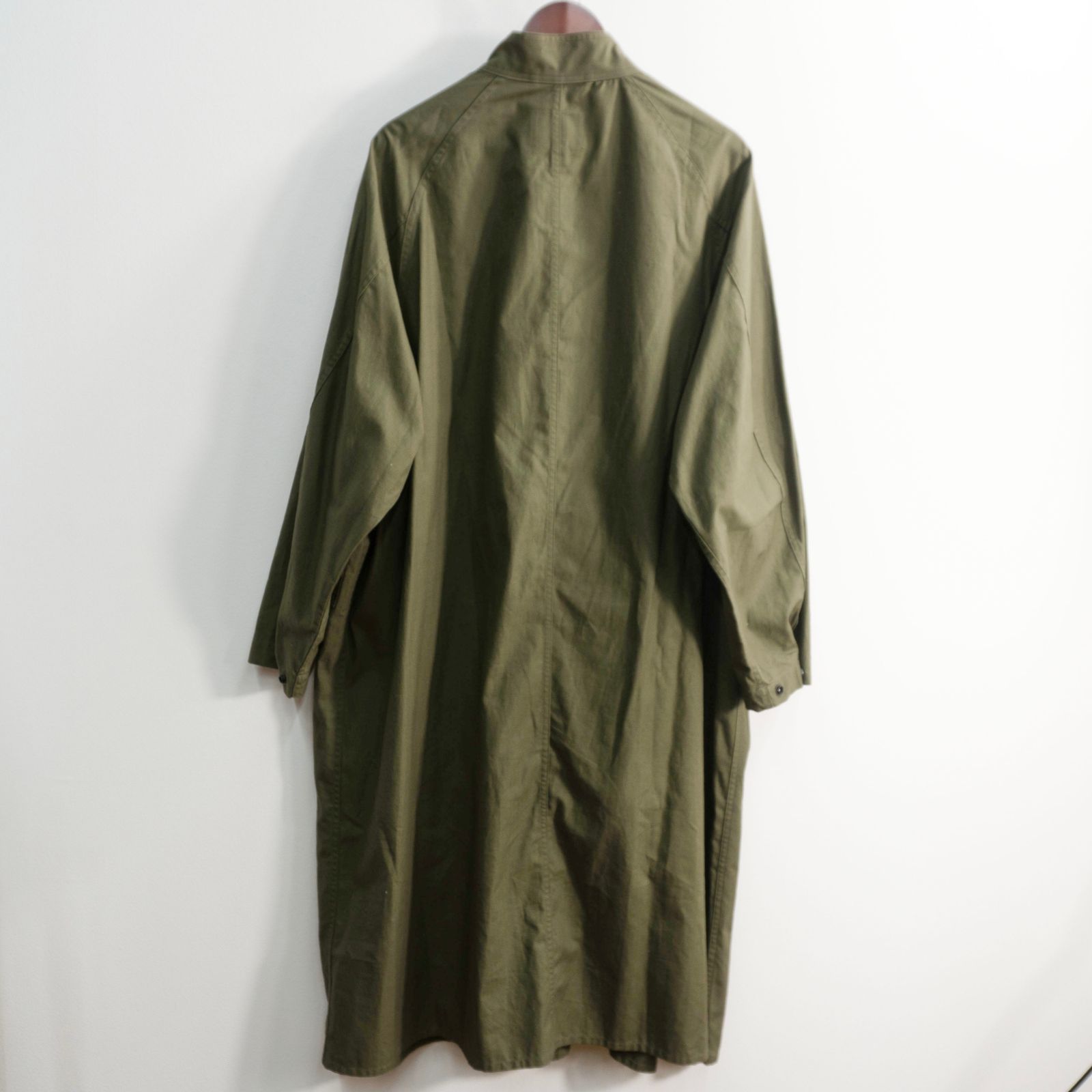 美品】NIGEL CABOURN【UK ARMY GAS COAT RIP CLOTH】48 ガス コート