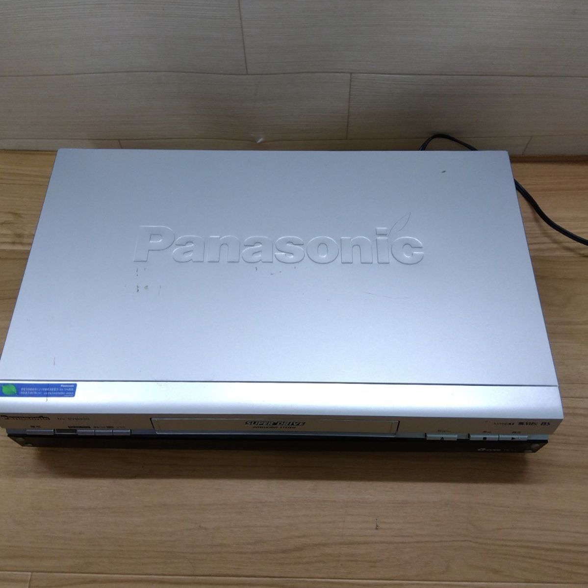 ジャンク・通電確認のみ】Panasonic パナソニック S-VHSビデオデッキ