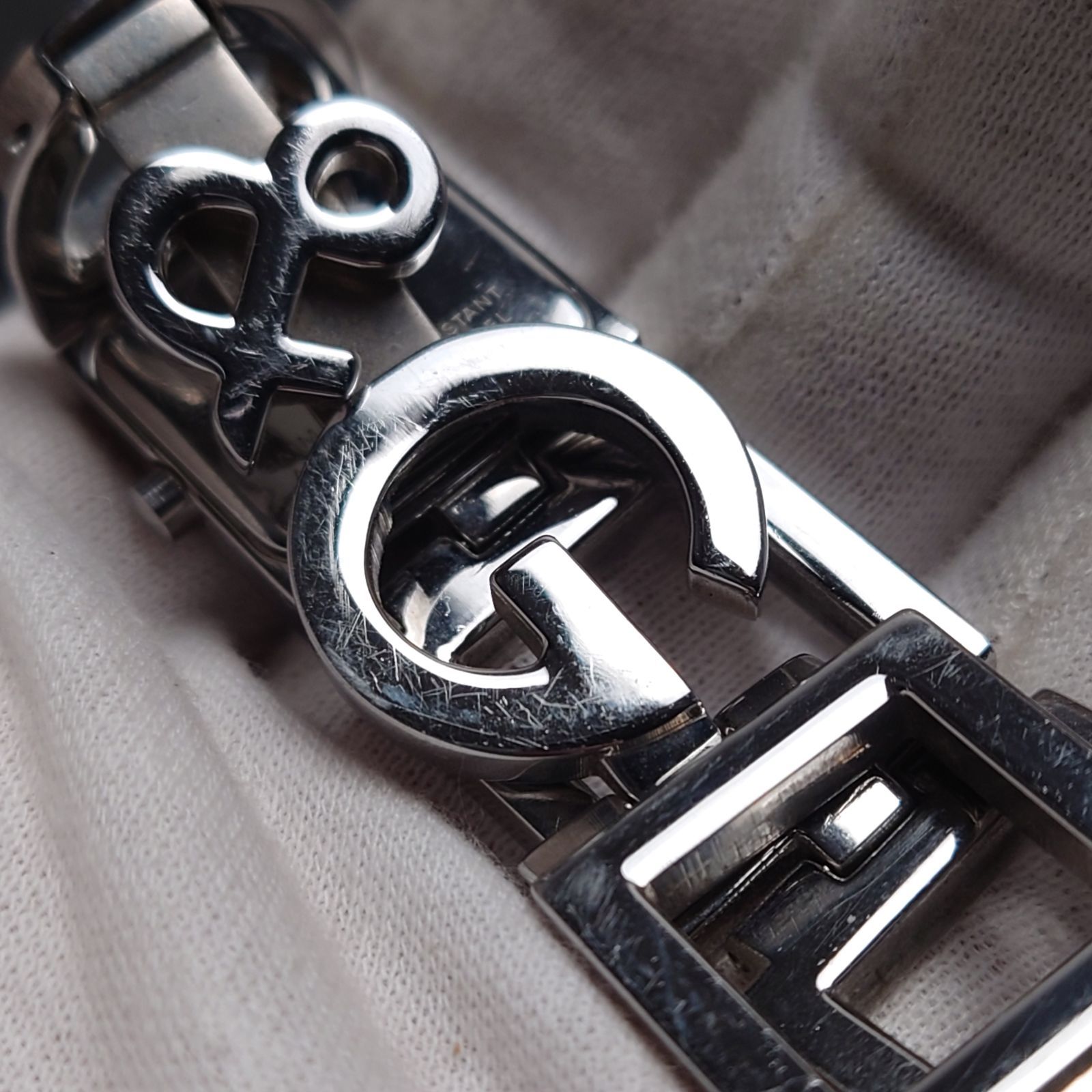 稼働品 D&G ドルチェ＆ガッバーナ TIME レディース 腕時計 ロゴ