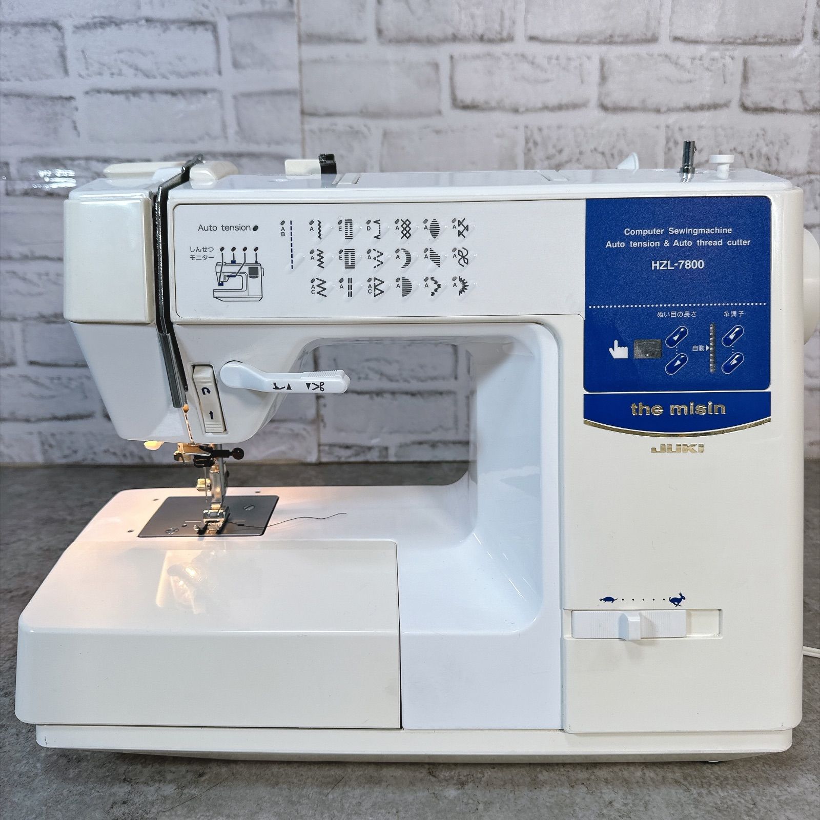 C2DP-60627X2 JUKI コンピュータ ミシン THE MISIN HZL-7800 自動糸