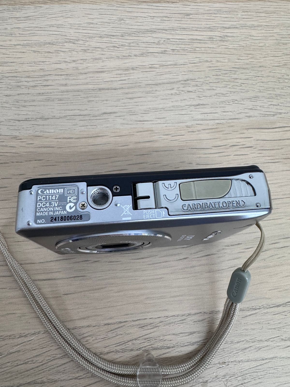 ☆【動作未確認】Canon キヤノン IXY DIGITAL 80 PC1147 シルバー