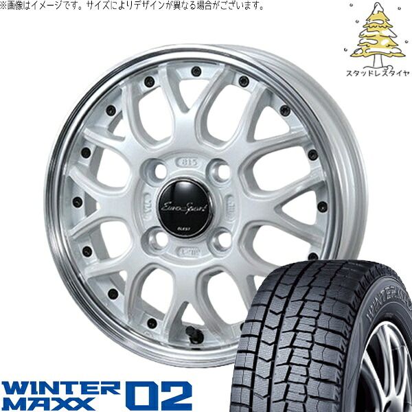 ハスラー デリカミニ ソリオ 165/65R14 スタッドレスタイヤ ホイール 4