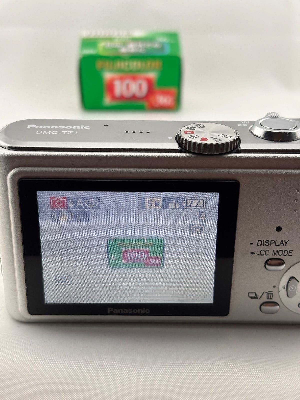 227【動作品】 Panasonic LUMIX DMC-TZ1 シルバー パナソニック