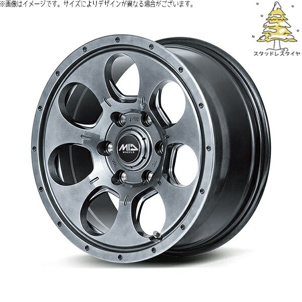 ハイエース等 15インチ スタッドレスタイヤホイール4本セット ハイエース専用 215/70R15 スタッドレスタイヤ ホイール 4本セット