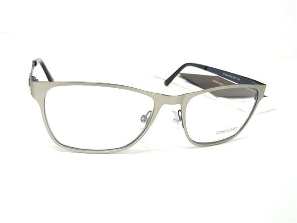 ■極美品■ TOM FORD トムフォード TF5242 020 メガネ 眼鏡 めがね メンズ レディース シルバー系 FR7623