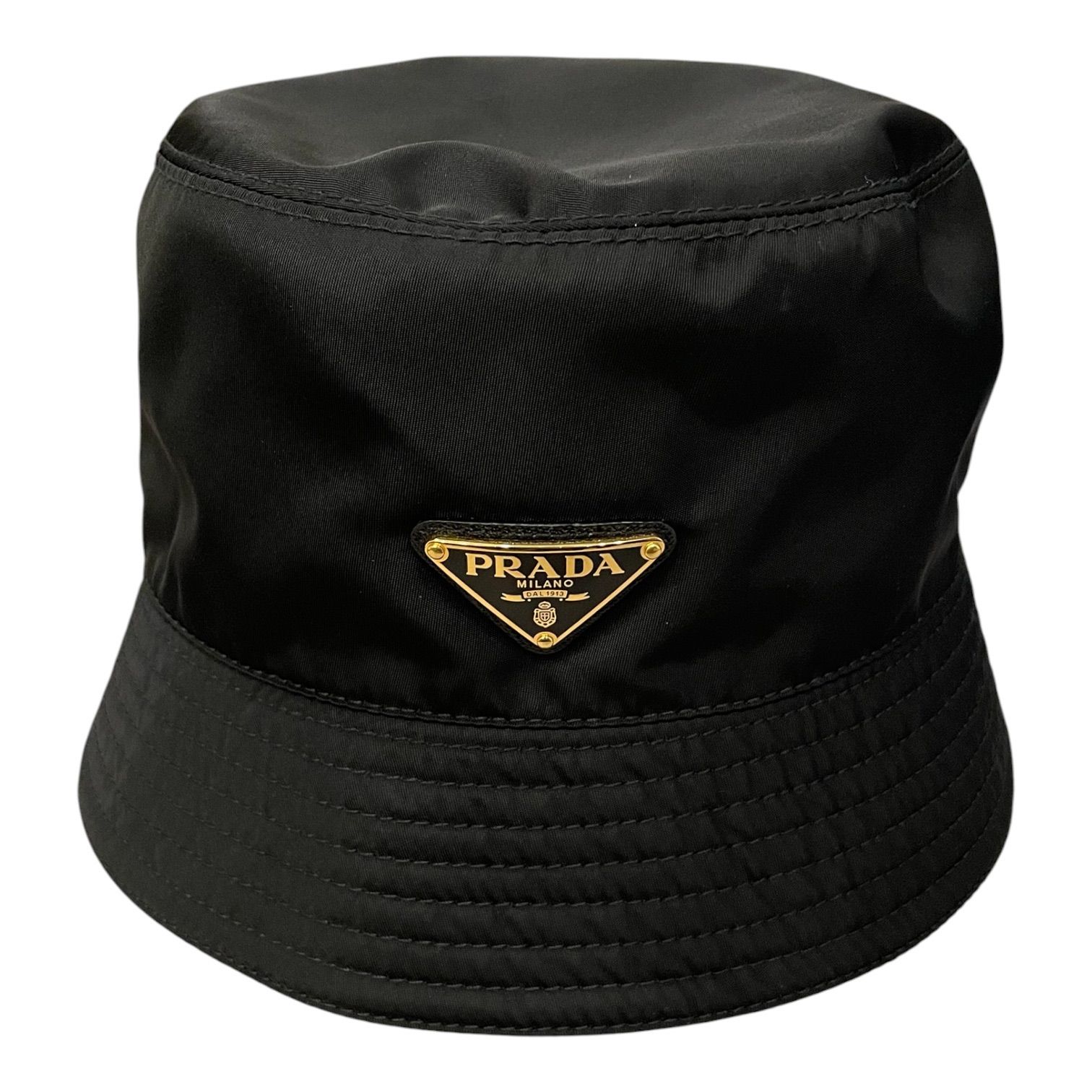 美品】PRADA プラダ バケットハット RFID ICチップM 58cm