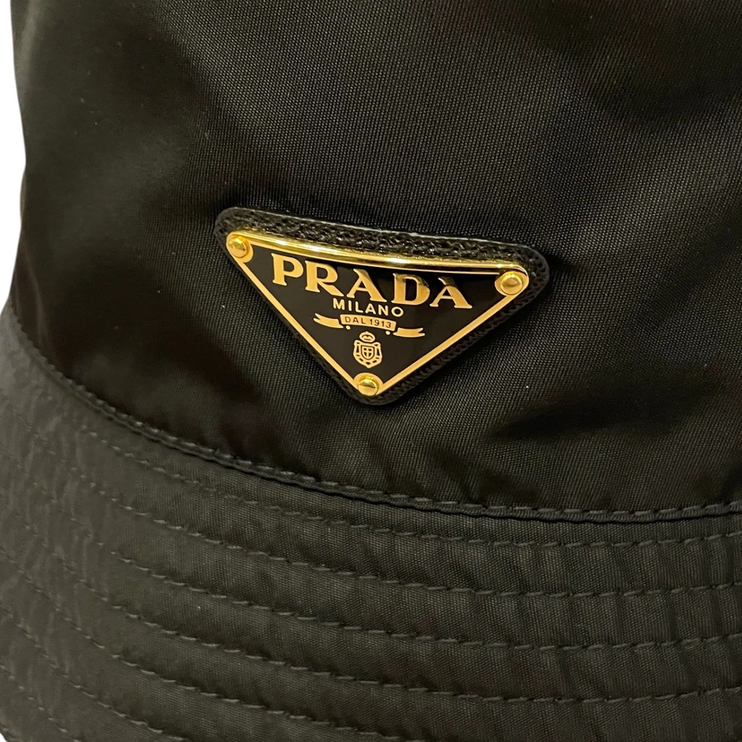 美品】PRADA プラダ バケットハット RFID ICチップM 58cm
