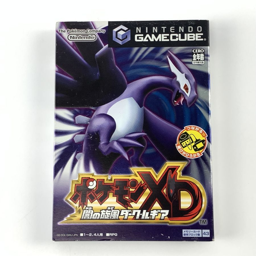中古】 GC ポケモンXD 闇の旋風(かぜ) ダーク・ルギア ゲームキューブ
