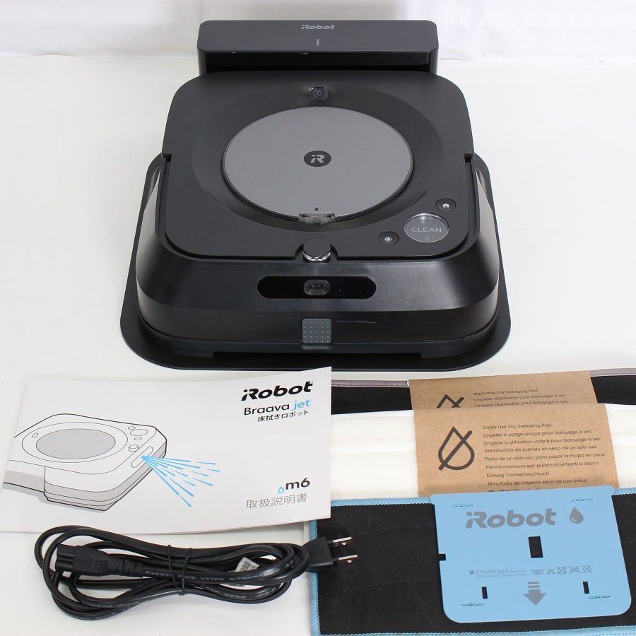 iRobot Braava 床拭きロボット(本体・付属品) iRobot ブラーバ ジェット m6 グラファイト 床拭きロボット掃除機