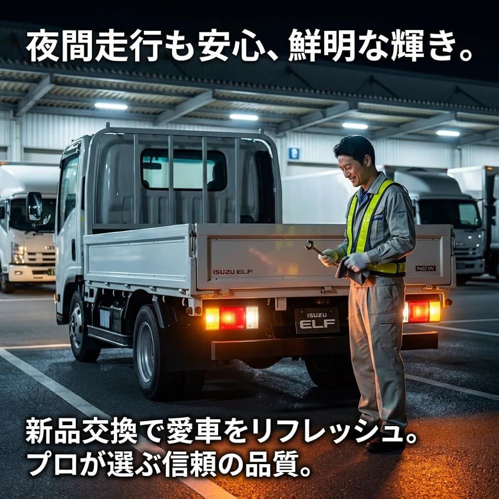 いすゞ エルフ テールランプ 24V 3連 左右セット NEW PM 07 純正タイプ