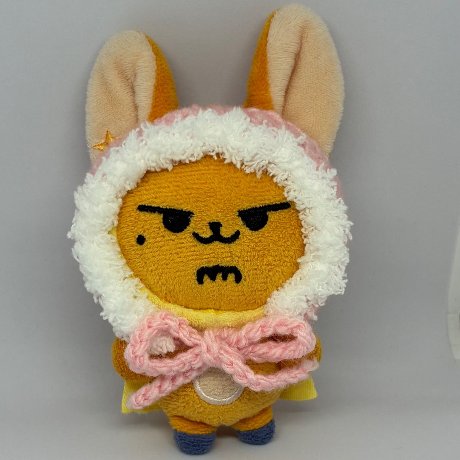TXT プルバトゥ ファンチュン ボンネット ぬい服 ハンドメイド ピンク