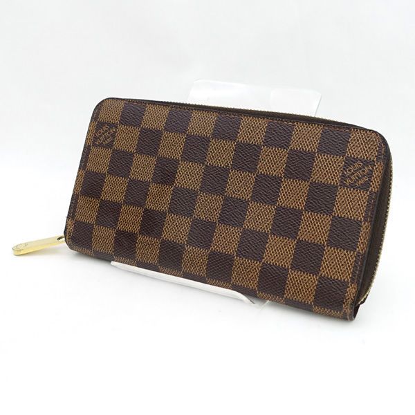LOUIS VUITTON / ルイヴィトン ◆ジッピーウォレット ラウンドファスナー長財布 ダミエ N60015 【財布/ウォレット】ブランド【中古】