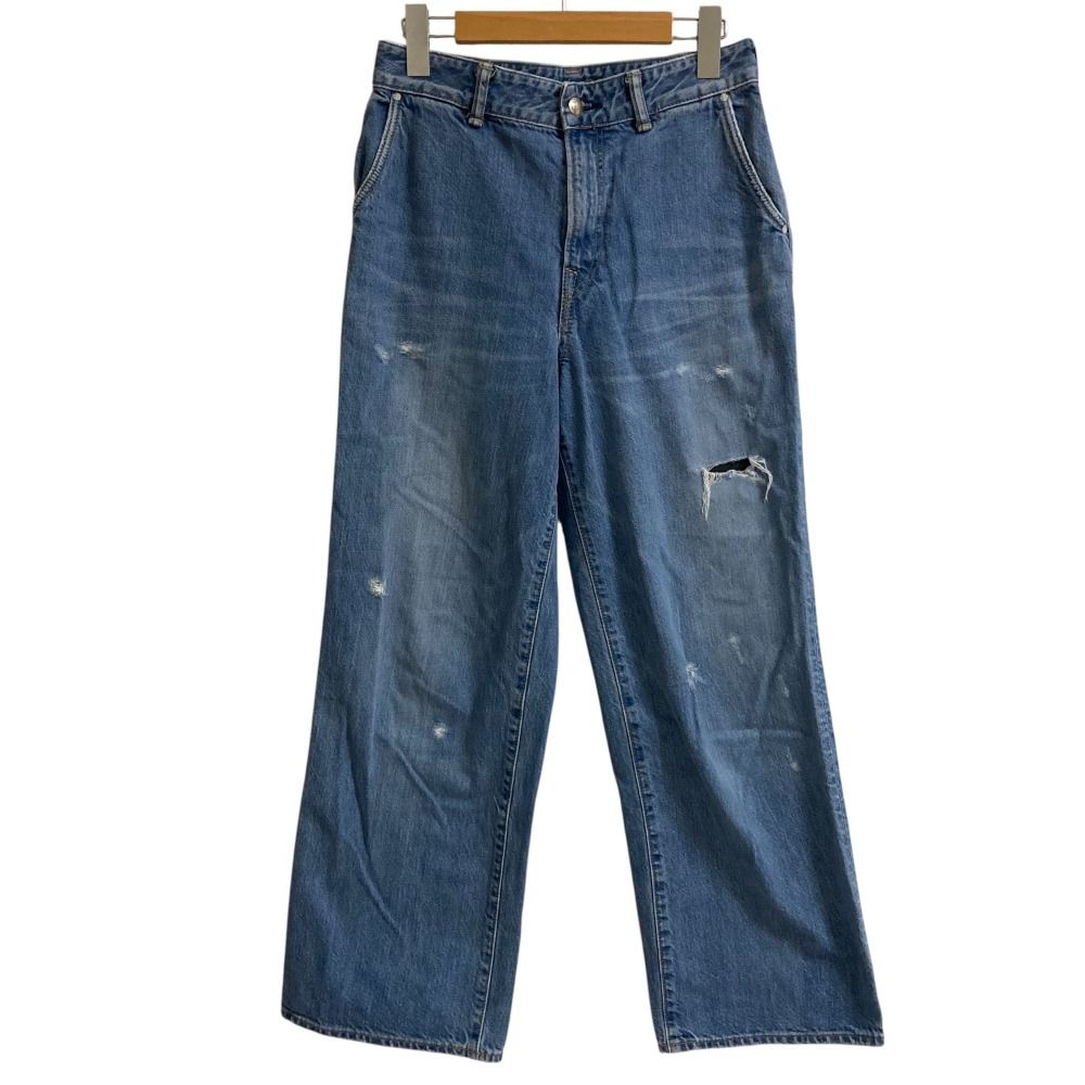 45R フォーティファイブアール おこめデニムのシャルロット パンツ ジーンズ 8036053 サイズ1 インディゴブルー レディース デニムパンツ ジーンズ 春 夏 秋 冬 古着 中古 USED 美品