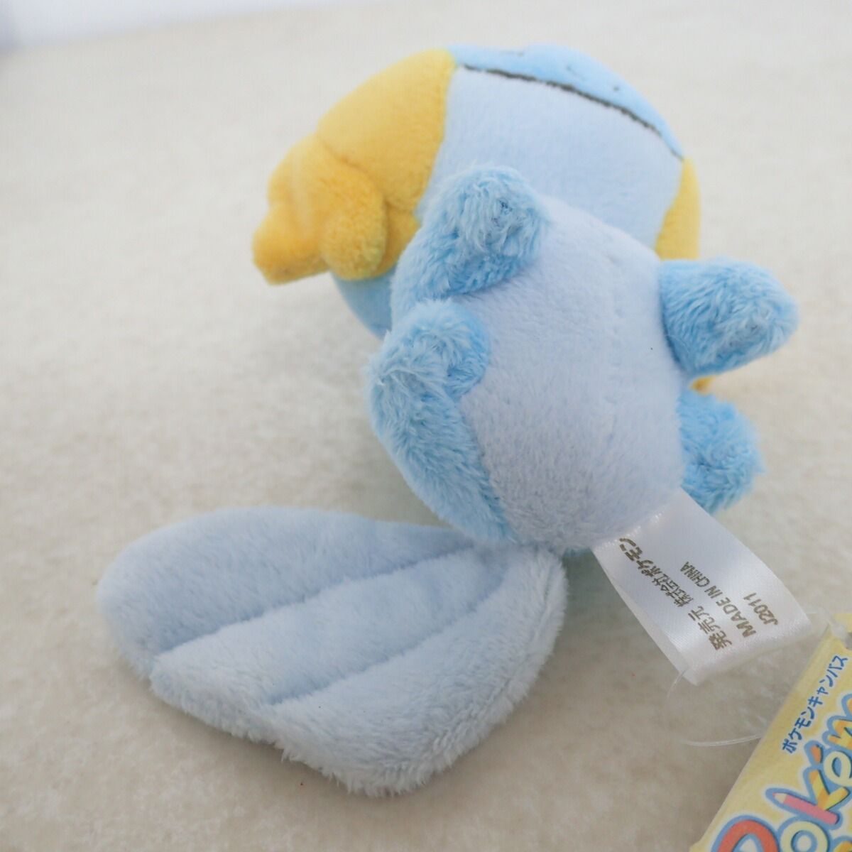 ポケモンセンター ぬいぐるみ ポケモンキャンバス ミズゴロウ 紙タグ