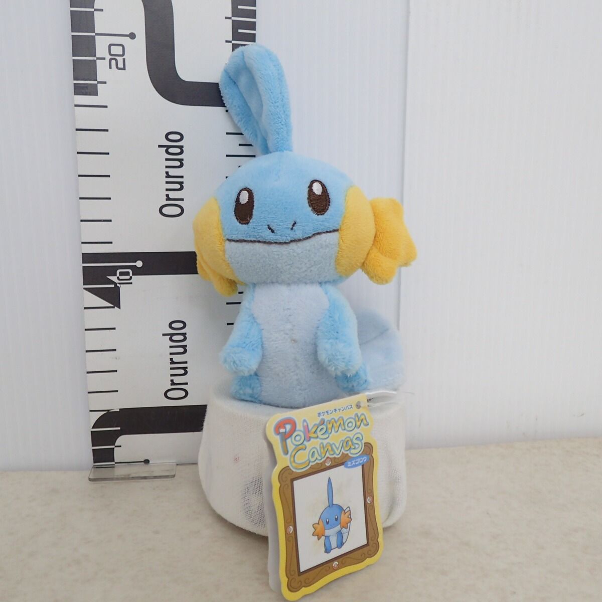 ポケモンセンター ぬいぐるみ ポケモンキャンバス ミズゴロウ 紙タグ