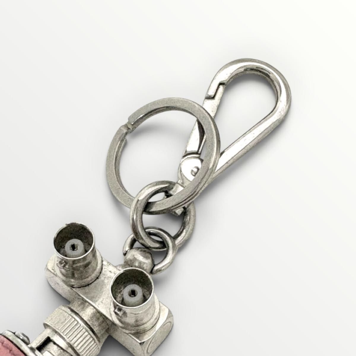 良品 PRADA プラダ サフィアーノ トリック ロボット キーリング バッグ