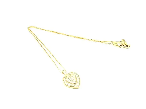 □美品□ NINA RICCI ニナリッチ ラインストーン ハートモチーフ