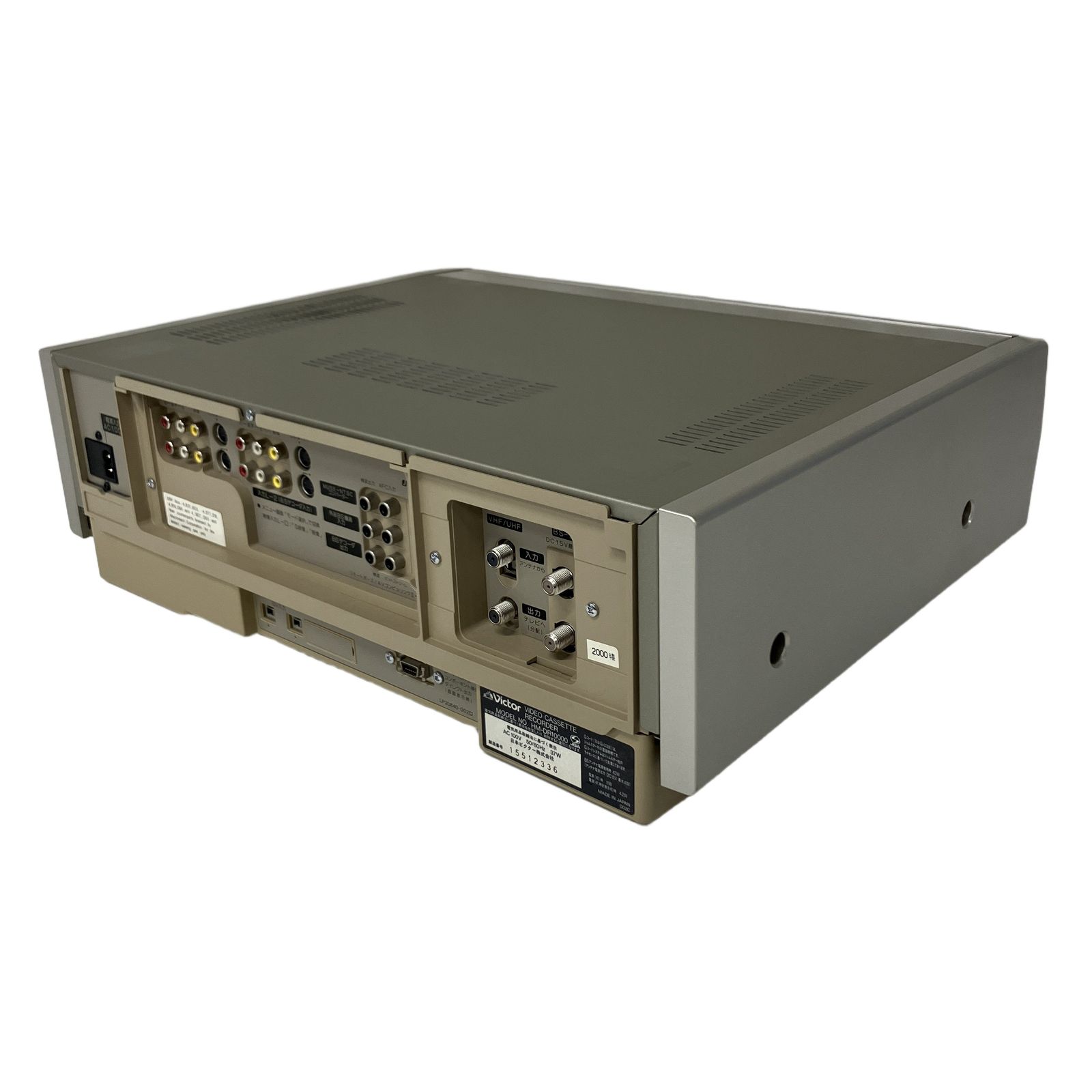 Victor　ビデオデッキ Victor ビクター HM-DR10000 ビデオデッキ 2000年製 映像機器 現状品