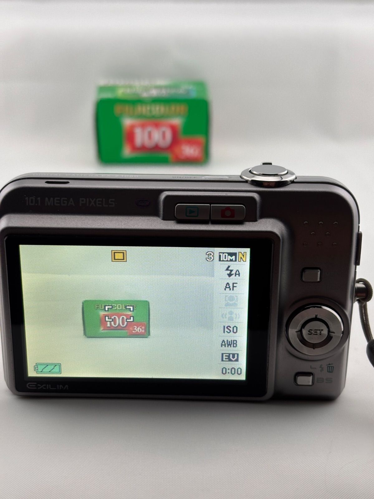 1067【美品、動作確認済み】 CASIO EXILIM EX-Z1080 グレー カシオ