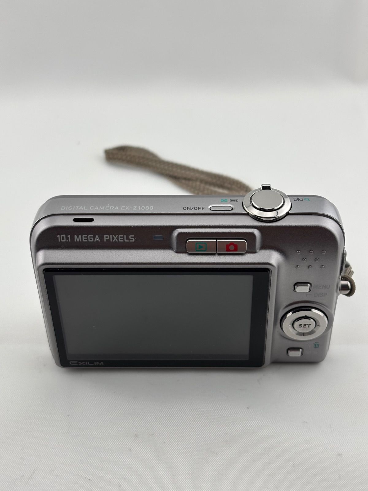 1067【美品、動作確認済み】 CASIO EXILIM EX-Z1080 グレー カシオ