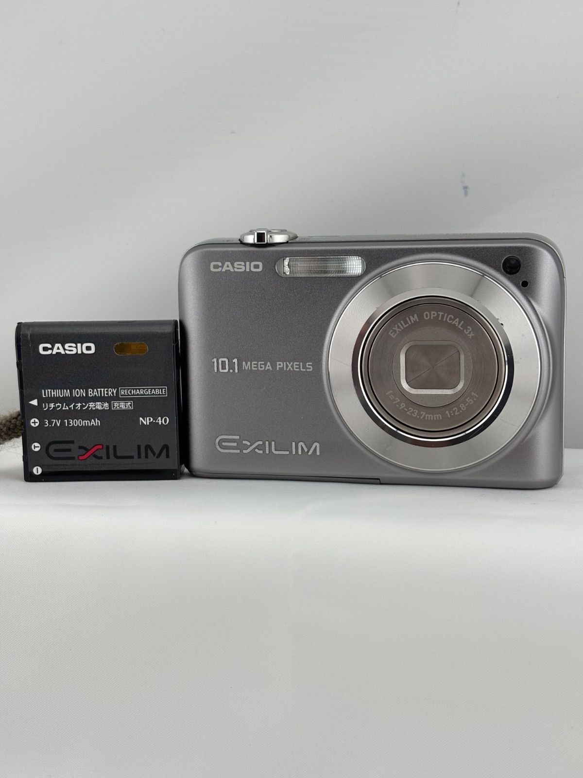 1067【美品、動作確認済み】 CASIO EXILIM EX-Z1080 グレー カシオ