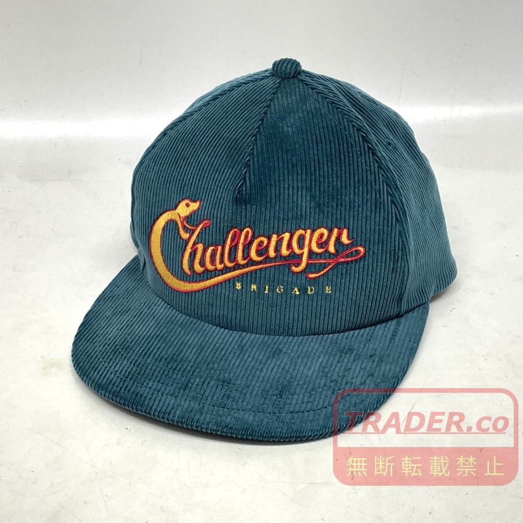 01w-7192 チャレンジャー CHALLENGER SNAKING LOGO CAP コーデュロイ