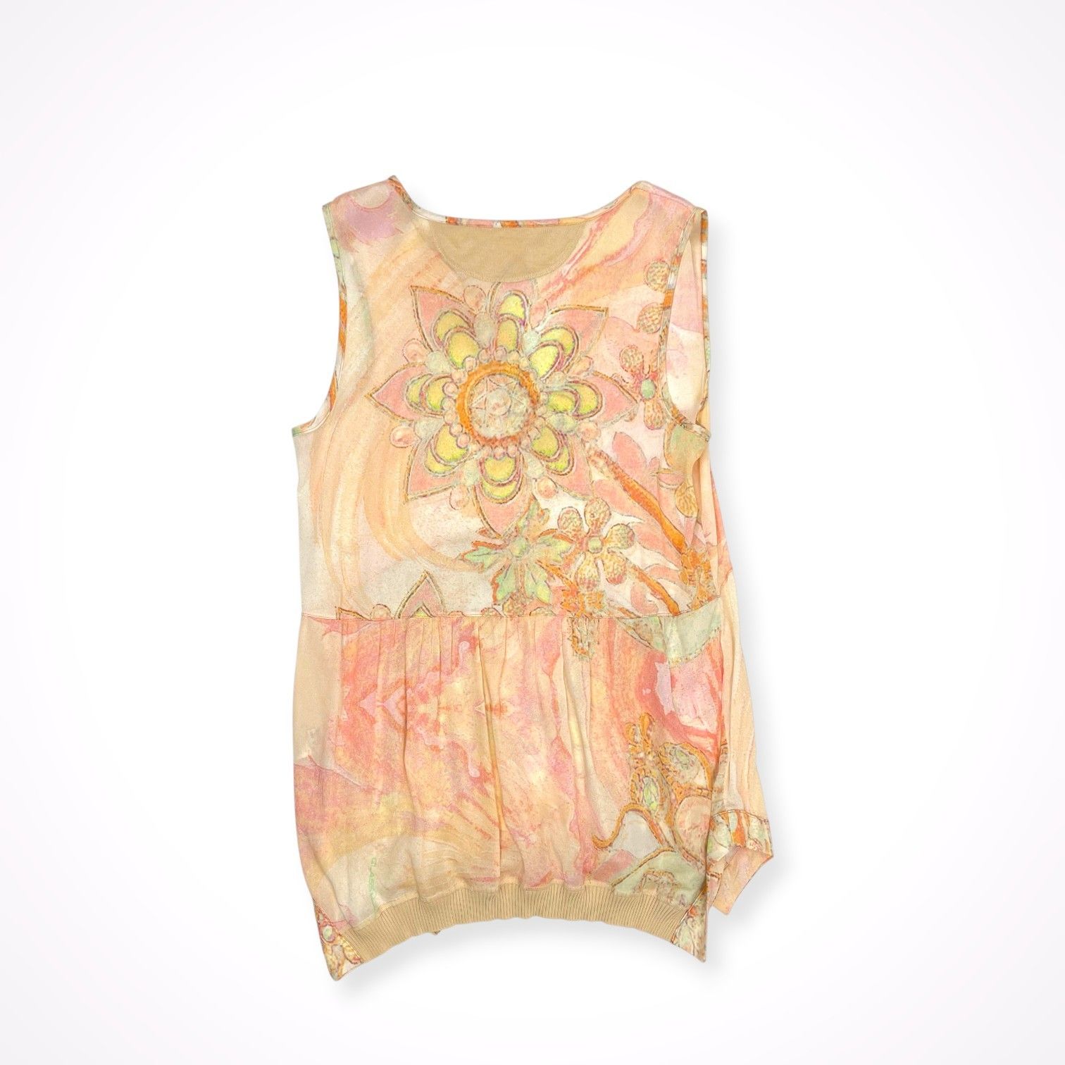 roberto cavalli ノースリーブワンピース CLASS roberto cavalli / シルクノースリーブワンピース 参考定価