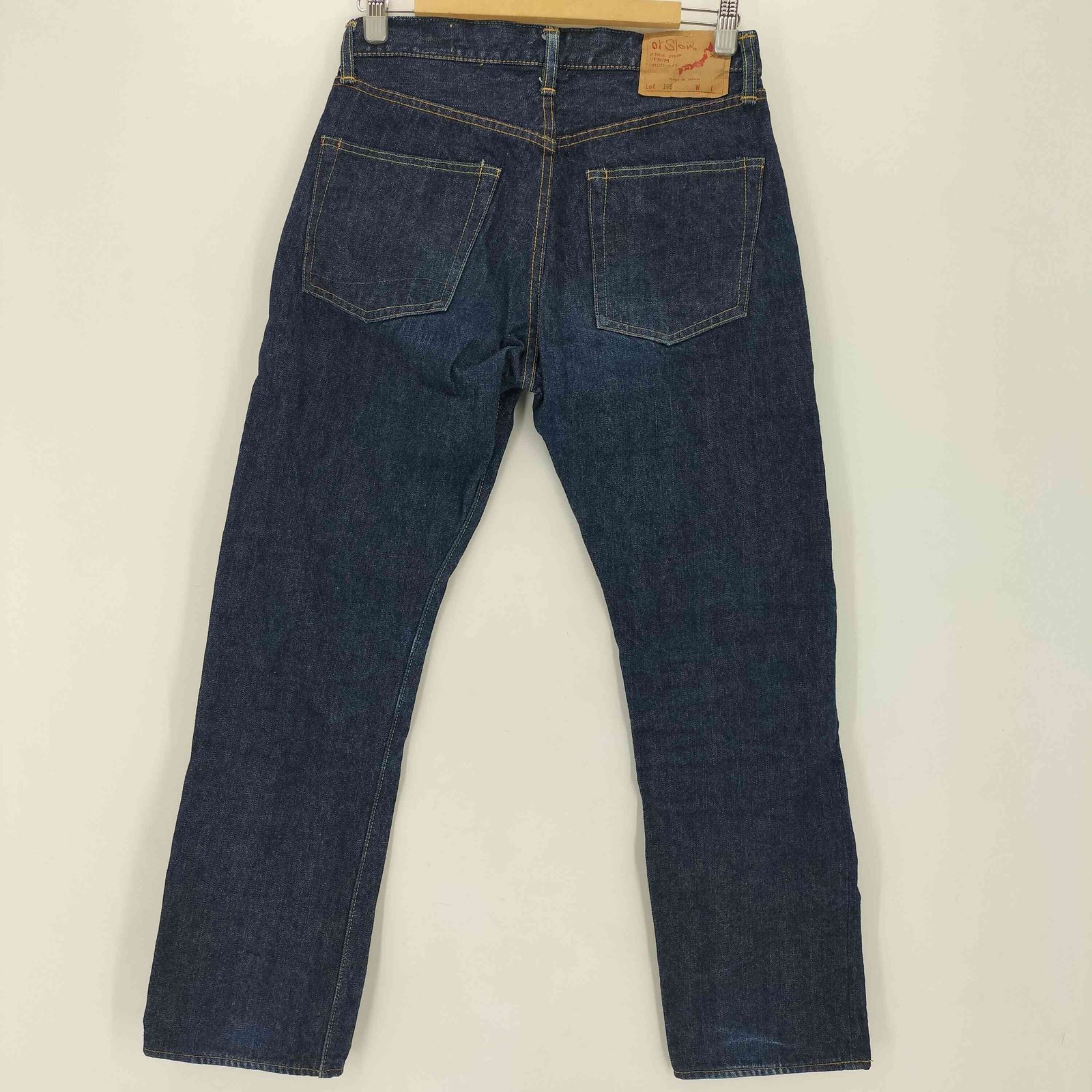 orSlow Lot 105 ストレートデニム ブルー オアスロウ orSlow LOT.105 ストレートデニムパンツ メンズ JPN：XS