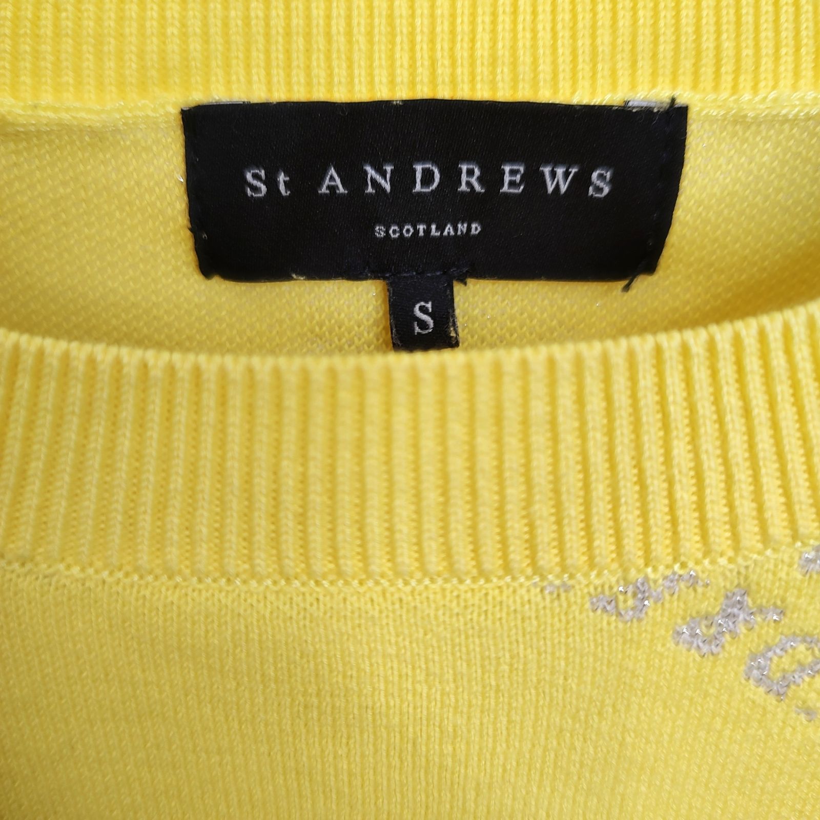 St ANDREWS セントアンドリュース ゴルフ 総柄 ニット セーター 043