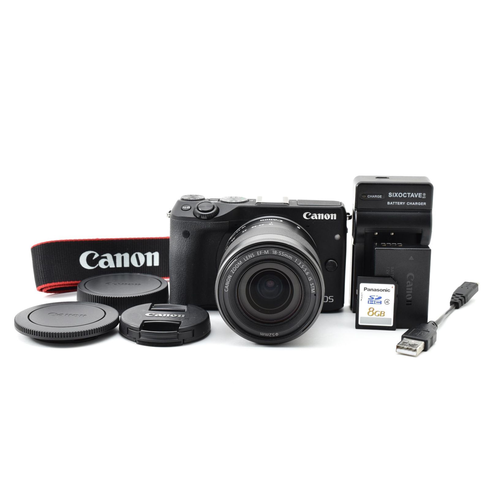Canon キャノン EOS M3 手振れ補正 18-55mm 標準ズーム レンズキット